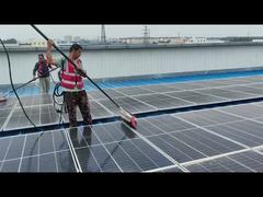 Module Design Handheld Solar Panel Cleaning Roller Brush Photovoltaic Cleaner Water Spray PV Washing