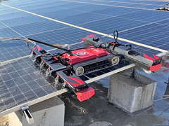Semi Automatic Dual Brush Solar Panel Cleaning Machine with Remote Control for PV Farms For You