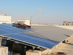 Remote Controlled PV Module Cleaner Solar Cleaning Equipment Maintenance Robot for Power System