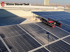 Introduce Wet & Dry Modes Water Washing All-Weather Automatic Solar Panel Cleaning Robot