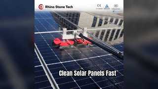 Solar Panel Cleaner Electric Rotating Brush