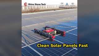 Solar Panel Cleaning Robot Dual Brush Power