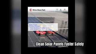 RHINO700 EH2 Solar Panel Cleaning Brush Fast Efficient Clean