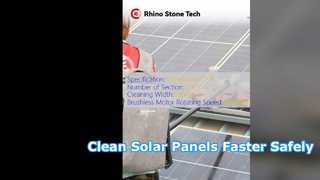 RHINO700 EH2 Solar Panel Cleaning Brush for Faster Results