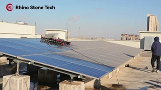 Robot d'entretien de l'équipement de nettoyage solaire pour le système d'alimentation