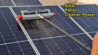 Mobile Backpack Battery Power Solar Panel Cleaner with 3.6m 5.4m 7.5m Water-Power Telescopic Rod