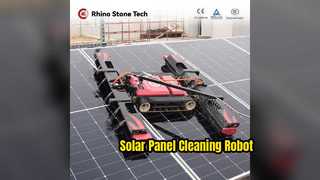 Solar Panel Cleaner Robot Tracked PV Cleaning